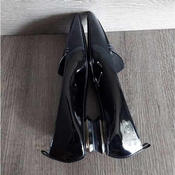 NICHOLAS KIRKWOOD Beya Black Patent Leather Pointed Flat 42 - Picture 7 of 11